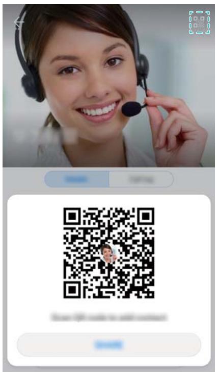 HONOR 8PRONOIR - Partager votre code QR - 1