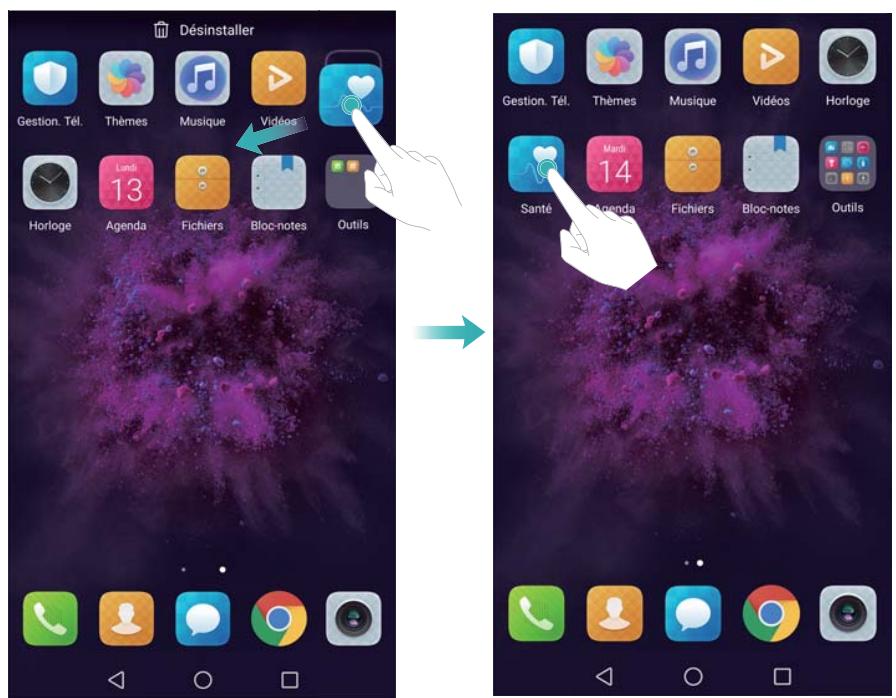 HONOR 8PRONOIR - Déplacer les iconônes de l'écran d'accueil - 1