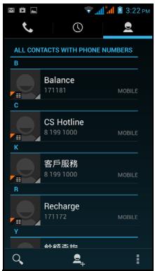 ACER LIQUID Z5 DUO BLANC - Ajouter un contact - 1