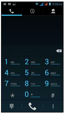 ACER LIQUID Z5 DUO BLANC - Appeler un numéro depuis les Appels - 1