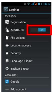 ACER LIQUID Z5 DUO BLANC - AcerRAPID - 2