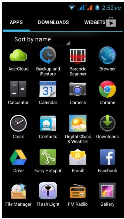 ACER LIQUID Z5 DUO BLANC - Changer les paramètres de l'écran d'accueil - 4