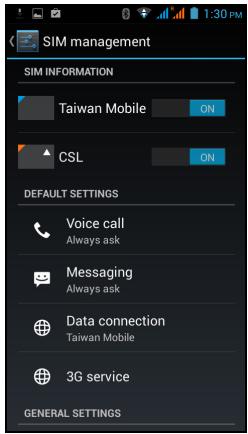 ACER LIQUID Z5 DUO BLANC - Gestion SIM - 2