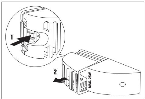 ARTHUR MARTIN ARB 8651 - Remplacement de l'ampoule déclairage - 1