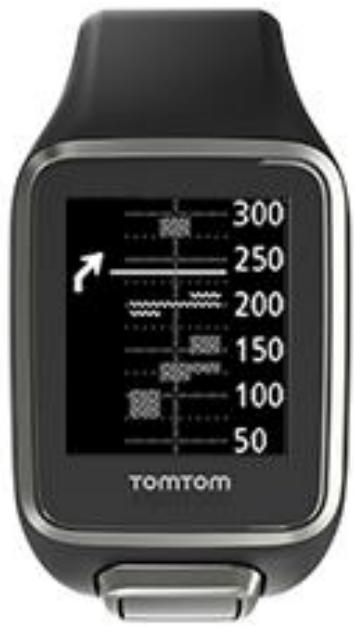 TOMTOM GOLFER 2 LARGE BLACK - Position des doglegs sur le fairway - 1