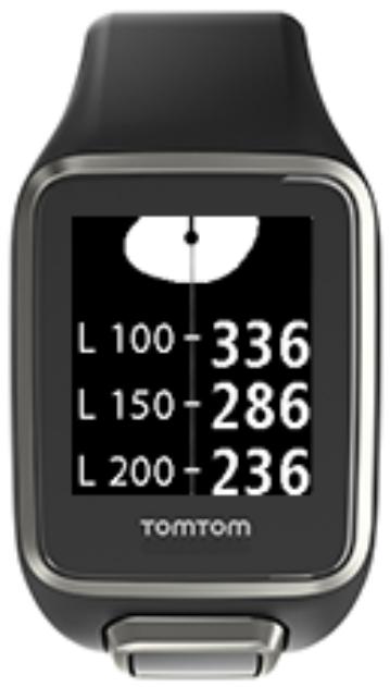 TOMTOM GOLFER 2 LARGE BLACK - Vues du lay-up et du green - 1
