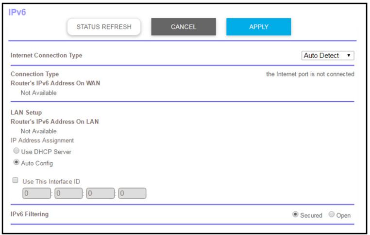 NETGEAR RBR50-100PES - From the Internet Connection Type menu, select Auto Detect. - 1
