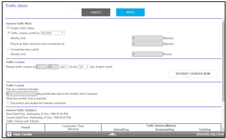 NETGEAR RBR50-100PES - To monitor Internet traffic: - 1