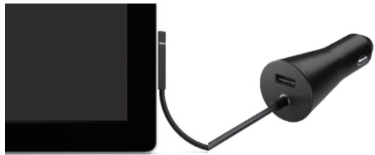 MICROSOFT Surface Book 215/8/256GB - Chargeur voiture allume-cigare via USB - 1