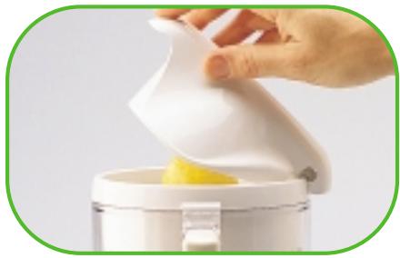 MAGIMIX 14441 MINI PLUS RAISIN - UTILISATION DU PRESSE-AGRUMES - 5