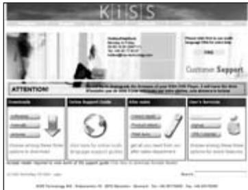 KISS DP 600 NOIR - Installation du firmware - 1