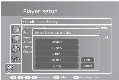 KISS DP 600 NOIR - Réglages divers - 1