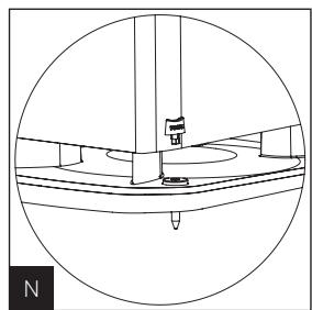 FOCAL Aria 905 - Fixation de l'enceinte bibliothèque sur le pied - 3