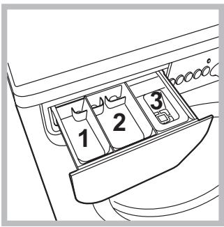 INDESIT EWC61252W - Tiroir à produits lessiviels - 1