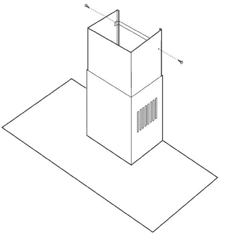 FAURE CHD 1251 X - Pour installer la cheminée en version évacuation - 7