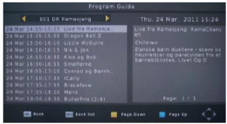 XORO HRT7520 - EPG - 1