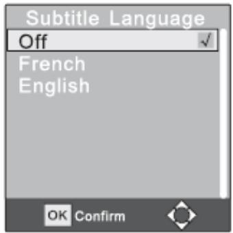 XORO HRT7520 - Sous-titres - 1