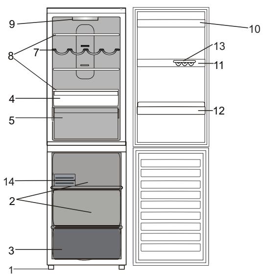 WHIRLPOOL WNF9T3ZXH - DESCRIPTION DU PRODUIT - 1