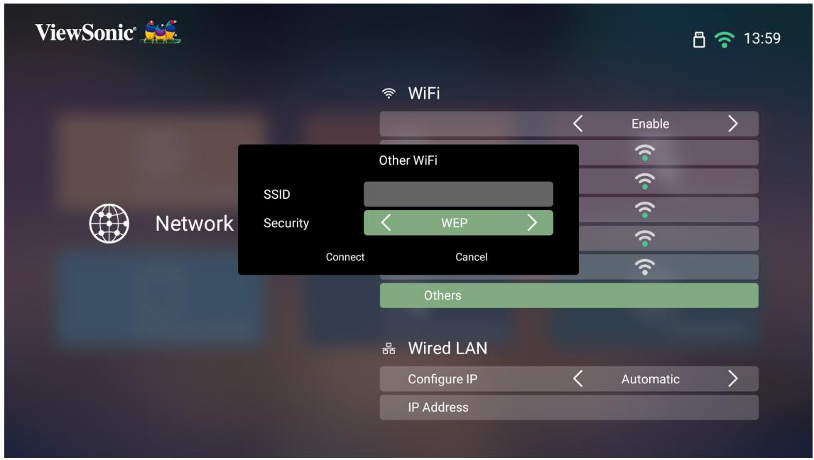 VIEWSONIC HC X11-4K - Custom SSID (SSID personnelisé) - 3