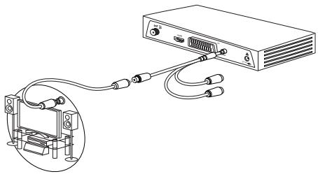 PHILIPS DSR 3031 FRANSAT - Raccorder un amplificateur équipé d'une prise audio numérique S/PDIF - 1