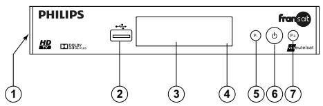 PHILIPS DSR 3031 FRANSAT - Face avant du Terminal - 1