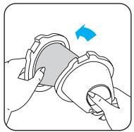 ROWENTA AC446101 - Nettoyez le filtrre permanent. - 2