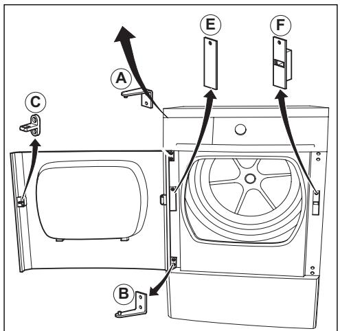 VEDETTE VSF8320 - - MODIFICATION DU SENS D'OUVERTURE DE LA PORTE - 1