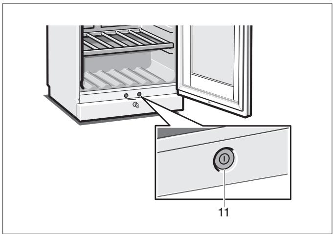 GAGGENAU RW 262-270 INOX - Enclenchement de l'ordinateur - 1