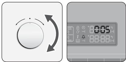 SAMSUNG BQ1Q4T090 - Cas 2 : l'heure de fin de cuisson est réglée en premier - 8