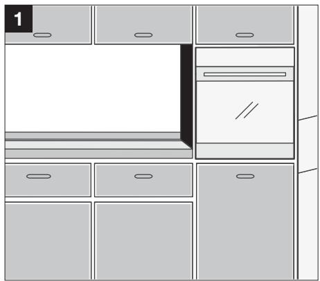 SAMSUNG BQ1Q4T090 - INSTALLATION DANS UN ÉLÉMENT HAUT - 1