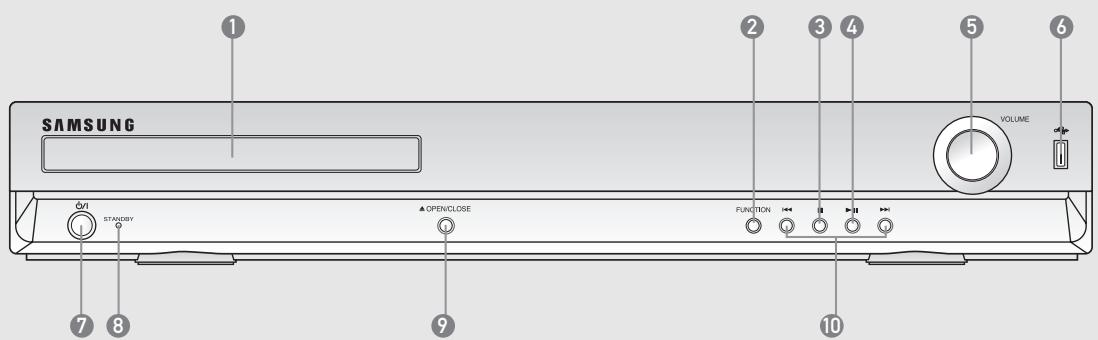 SAMSUNG HT-X20R - Panneau avant - 1