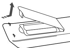 SAMSUNG HT-X20R - Insérez les piles de la télécommande - 1
