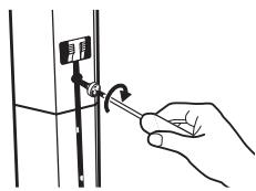 SAMSUNG HT-X20R - Comment installer l'enceinte sur le support - 3