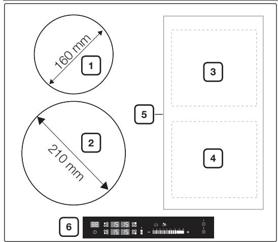 SAMSUNG CTN464NCO1 - ZONES DE CUISSON - 1