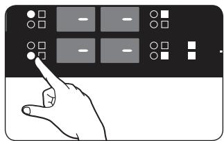 SAMSUNG CTN464NCO1 - SELECTIONNEZ LA ZONE DE CUISSON ET LE RÉGLAGE DE LA TEMPERATURE. - 1