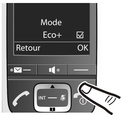 GIGASET E550 - Mode Eco+: - 2