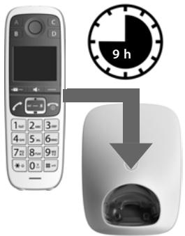 GIGASET E550 - Charger les batteries - 2