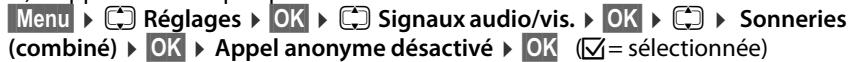 GIGASET E550 - Appels masqués - 1