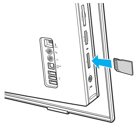 SONY VGC LM2E2583666 - Pour insérer une carte mémoire - 1