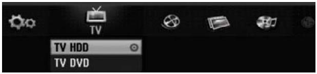 HITACHI DV-DS253E - Utilisation du menu home - 1