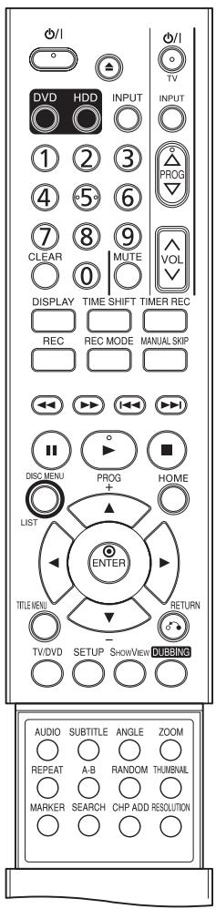 HITACHI DV-DS253E - Télécommande - 1