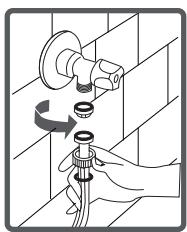 PROLINE FP6100WE - CHAPITRE -3: INSTALLATION DE VOTRE LAVE-LINGE (BRANCHEMENT DU TUYAU D'ARRIVÉE D'EAU) - 4