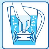BRITA FUN ROSE NEW - Préparation de la cartouche MAXTRA - 1