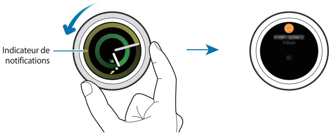 SAMSUNG GEAR SPORT - Volet des raccourcis - 1