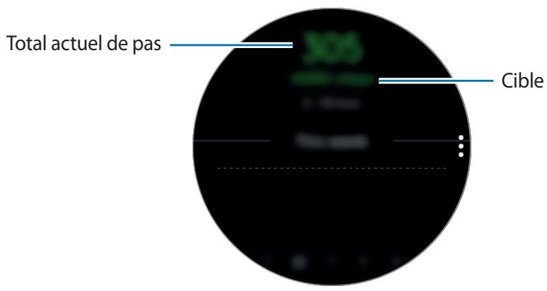 SAMSUNG GEAR SPORT - Mesurer le nombre de pas et la distance que vous parcourez en marchant - 1