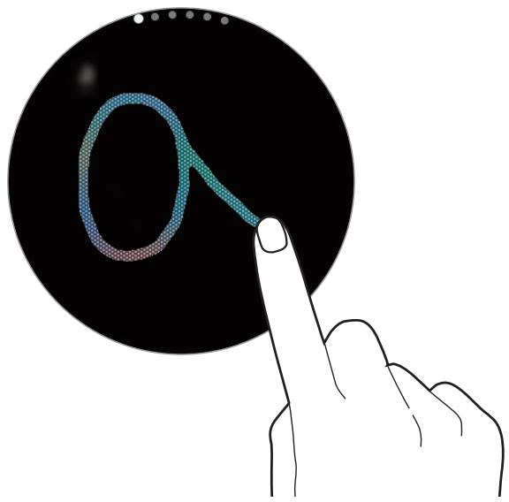 SAMSUNG GEAR SPORT - Utiliser le mode de saisie manuscrite ou le clavier - 1