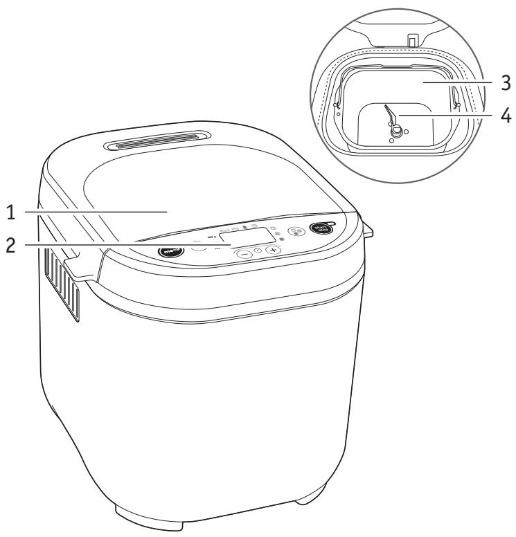 MOULINEX OW240E30 - Pain plaisir / pain &amp; délices - 2