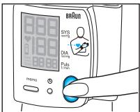 BRAUN BP1700 - Prise des mesures - 2