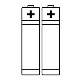 SHERWOOD RX5502 - Chargez les deux piles en respectant la polarité. - 1