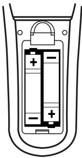 SHERWOOD RX5502 - Chargez les deux piles en respectant la polarité. - 2